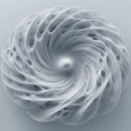 4 d expanding universe flattened in radial direction, fractal wave interference