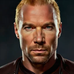 captain picard as blade runner, concept art, detailed face, fantasy, highly detailed, cinematic lighting, digital art painting by greg rutkowski
