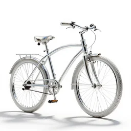 crystal penny farthing bicycle, high detail macro photography, isolated on a pure white background, centered, entire object in frame, sharp focus, soft studio lighting