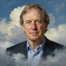 portrait of William Lane Craig in Heaven, realistic painting, high definition, digital art, matte painting, very detailed, realistic