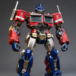 Optimus Prime made of flesh and bone
