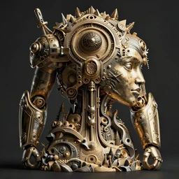 machine gaia, intricate illustration by tim doyle