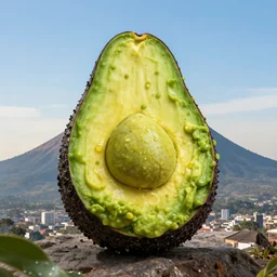 mount guacamole, a giant mountain in mexico made of guacamole