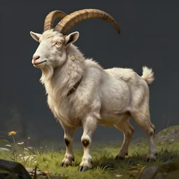 midsommar alternate stories : the muscle goat, digital art, ultra detailed, artstation