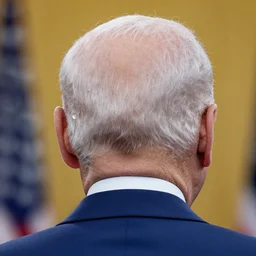back of joe bidens head