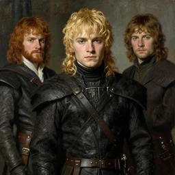attractive male, game of thrones, star wars, the lord of the rings, painting by, gaston bussiere, craig mullins, j. c. leyendecker, claude monet