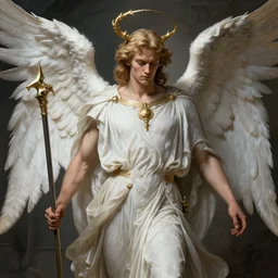 archangel michael, intricate, photorealistic