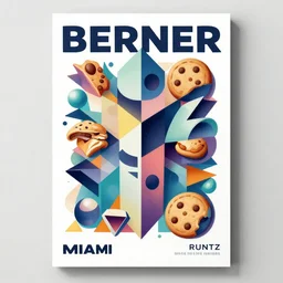 poster art for berner, herb, cookies runtz, miami, graffiti, geometric 3 d shapes, tones of blue and green, marbling, marijuana, smoke : 5 by sachin teng, trending on artstation : 5