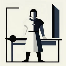 a medieval hero, bauhaus, 1 9 3 0 s, geometric, paul klee, wassily kandinsky