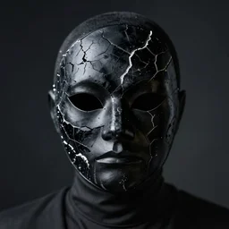 realistic darker than black hei broken mask
