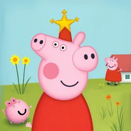 peppa pig, artwork by tom of finland