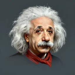 a bird!!!!! with face of albert einstein, colored, concept art, matte painting, deviantart