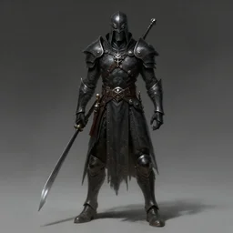 dark warrior, full body concept, beksinski, ruan jia, c. m koseman