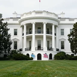 graffiti in white house