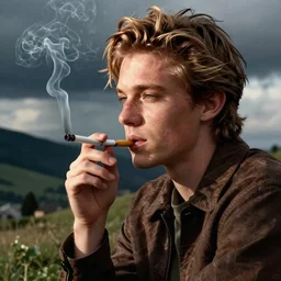 chuck close Timothy chalamet Tilda swinton smoking