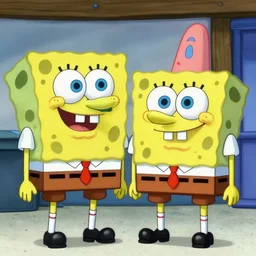 A badass photo of spongebob, patrick, squidward starring Films about the American National Revolution, infared photography, 8K, film render, extremely detailed, rendered in Octane, award winning photography