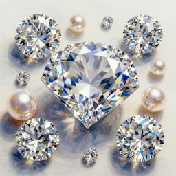 a beautiful watercolor painting of!!! diamonds!!! and!!! pearls!!!, highly detailed, digital painting, artstation, concept art, smooth, sharp focus, dynamic volumetric lighting, radiant, priasmatic, ultrarealistic, cinematic, octane render