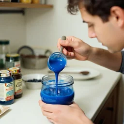 a guy test the blue sauce made in 1 9 6 0 s