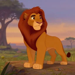screenshot from the lion king (1994), raytracing