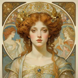 symmetry!! portrait of circe, intricate, elegant, highly detailed, my rendition, digital painting, behance, concept art, smooth, sharp focus, illustration, art by artgerm and greg rutkowski and alphonse mucha and huang guangjian and gil elvgren and sachin teng