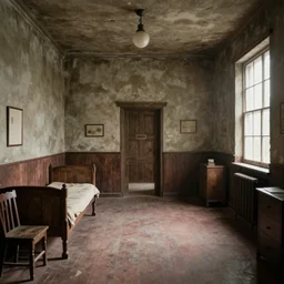 insane asylum interior, 1910s