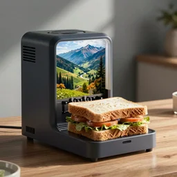 A home nanotech fabrication appliance fabricating a sandwich