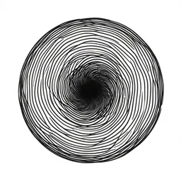black and white minimalistic generative art, minimalistic vector graphics, black background