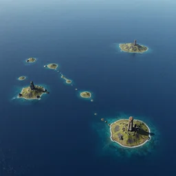 damogran, a small, remote, uninteresting planet whose surface comprises a number of small, uninteresting islands surrounded by ocean. two of these islands are coincidentally named easter island and france. this location is later used ( in unaltered form ) during the flyby sequence of slartibartfast and arthur in the planet - builder's factory.