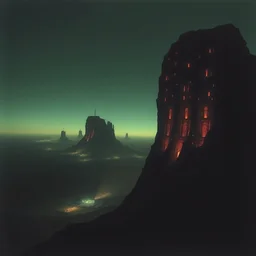 peope, from koyaanisqatsi, by godfrey reggio inspired by zdzislaw beksinski