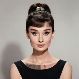 realistic cubist audrey hepburn