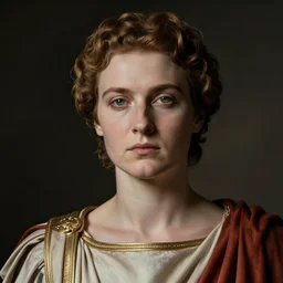 Julius Caesar as a woman, portrait photography by Annie Leibovitz