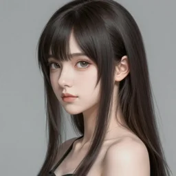 kurisu makise, concept art, elegant, ultra highly detailed, digital painting, smooth, sharp focus, artstation, pixiv, art by sakimichan, Bo Chen, rossdraws, Ina Wong