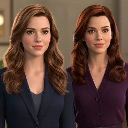 a CGI rendering of a female asa Butterfield mixed with pam beesly, digital art