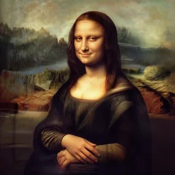 Mona Lisa as a talk show guest