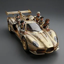 cyborg cyber vintage flying supercar slick : by michal karcz, daniel merriam, victo ngai and guillermo del toro : ornate, dynamic, particulate, intricate, elegant, highly detailed, centered, artstation, smooth, sharp focus, octane render