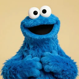 A presidential portrait of Cookie Monster, 4K, HD, portrait n- 5