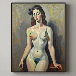 a beautiful painting a showgirl, by picasso painting, lumion render