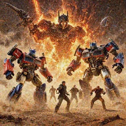 epic battle, sandstorm, space, Action movie, fire, Prometheus (2012), starwars, pacific rim, in the Movie transformers, in the Movie Mad Max: Fury Road (2015), avengers, guardians of the galaxy, in the Movie blade runner 2049, by drew struzan