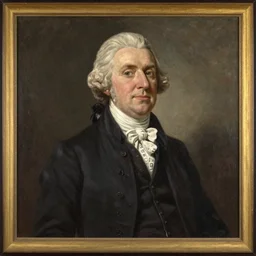 Samuel Osgood, 6th President of the United States, 1825-1829, Portrait by George Peter Alexander Healy in 1858. Oil on canvas, 62 x 47 inches, White House Collection/White House Historical Association