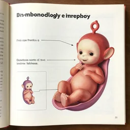 embryology fetus development of a teletubbie diagram from a embryology book