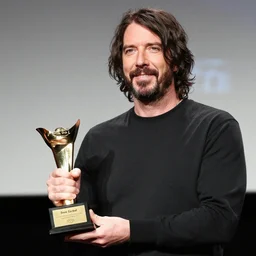 Dave Grohl receiving an award for being 'The Best'