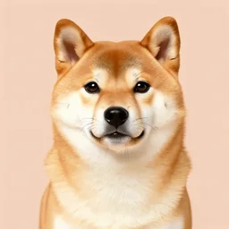 pop art of a shiba inu : : digital art