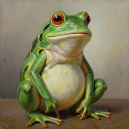 a beautiful 8 k photorealistic masterpiece oil painting, sigmund freud in a frog suit, hyperrealism, 1 6 k, trending on artstation