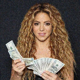 Shakira stealing a lot of money