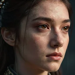 cinematic shot epic portrait vvvvvvvvv, hyper realistic, mood lighting, fantasy, detailed face, highly detailed, super realistic, perfect lighting pixel sorting