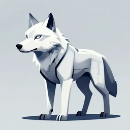 cyber tech wolf, vector