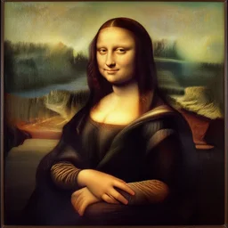 painting of monalisa sleeping by leonardo da vinci