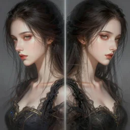 beautiful woman, symmetry, perspective, portrait, anime, fantasy, ultra detailed, elegant, intricate, dynamic lighting, hyperrealism, digital art, digital painting, artstation, wlop, sharp focus, illustration, art by peter mohrbacher and greg manchess and andrei riabovitchev, 8 k
