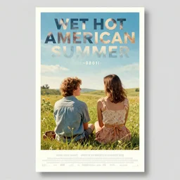 wet hot american summer ( 2 0 0 1 ), poster art by sarah louisa kilpack, behance contest winner, american realism, poster art, movie poster, concert poster