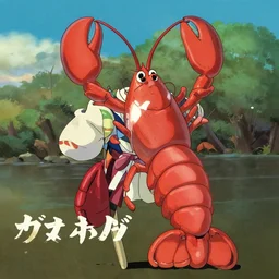 the lobster knight from spirited away